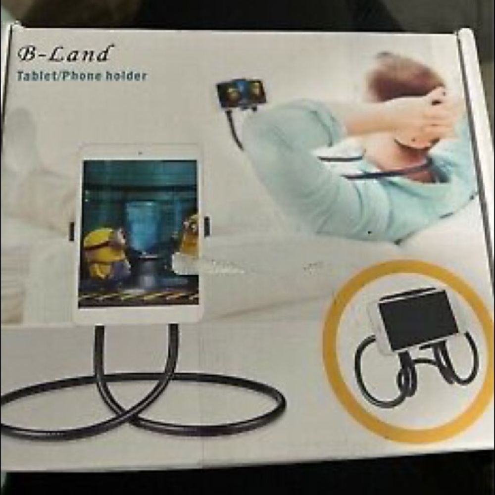 B-Land Cell Phone Holder, Tablet Holder iPad Stand Universal Phone Stand, Lazy B